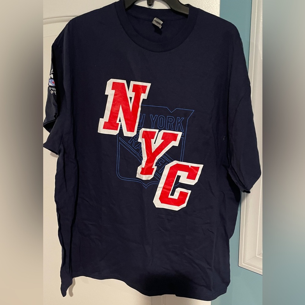 NY Rangers Navy Short-Sleeve 2024 Playoff Tee Size: XL